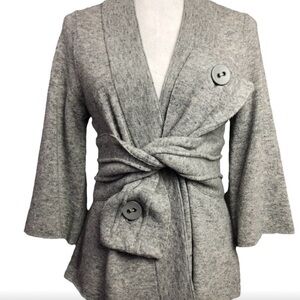 Anthropologie Wool Cardigan
Robin Gray Origami Kimono
Twist Button Sweater S